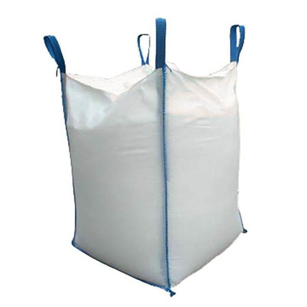 NOOR Big Bag FIBC Sack 1000 kg mit Schürze & Auslauf Beschichtung, weiß, 1000kg, 5:1, Größe etwa 90 x 90 x 125cm, 03090125SABW