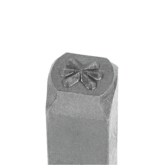 KUKKO Handschlagstempel, 6-Strich-Stern, Typenhöhe: 5 mm, 300H05S6