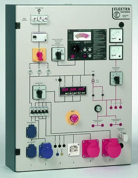 Elektra Tailfingen PSTD3E-LCD Prüftafel LCD-Display RS232, 190673