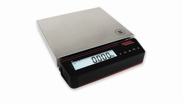 Soehnle Kompaktwaage hochauflösend, Höchstlast: 60kg, Ziffernschritt: 2g, 520x400mm, IP65, pulverbeschichtet, 9162.05.140
