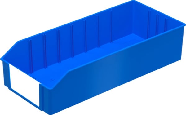 BITO Regalkasten PK Set PK351 500x230x115 blau, inkl. Etikett, 14 Stück, 1426