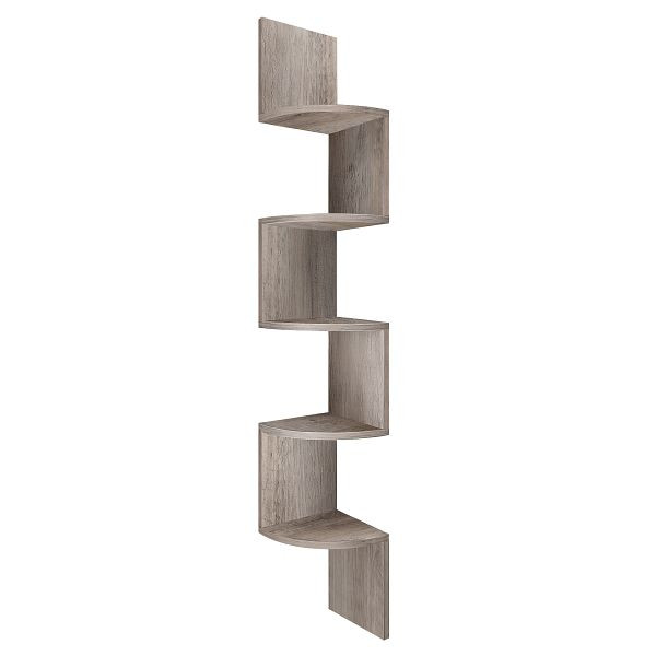 VASAGLE Bücherregal, Greige, 20x20x126 cm, LBC072M01
