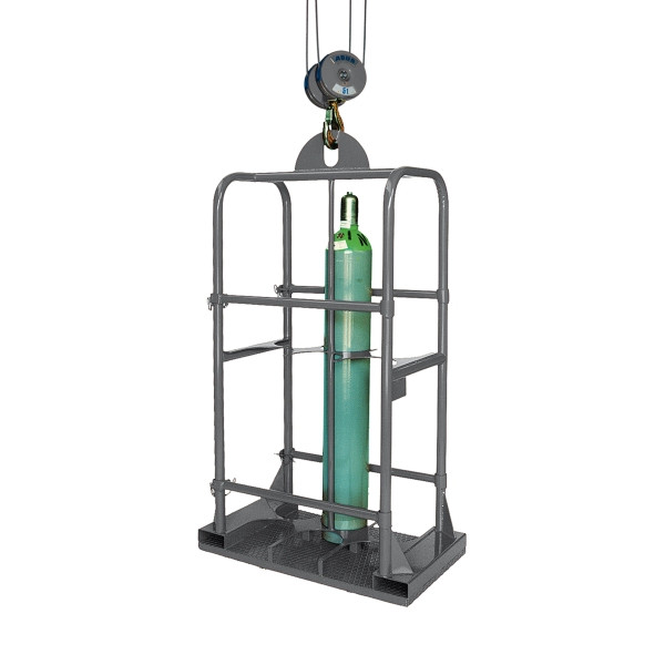 Eichinger Industrie Gasflaschenkorb, 6 Flaschen ø 250 mm, anthrazitgrau, 13280200000096