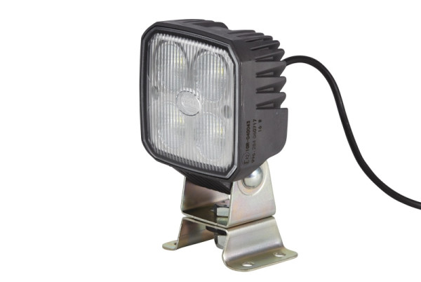 HELLA LED-Arbeitsscheinwerfer, Q90 compact, 12/24V, 1200lm, geschraubt/Anbau, schwenkbarer Montagebügel, Stecker: offene Kabelenden, 1GA 996 284-171