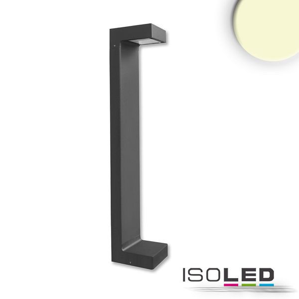 ISOLED LED Wegeleuchte Poller-1, 60cm, 7W, sandschwarz, warmweiß, 114267