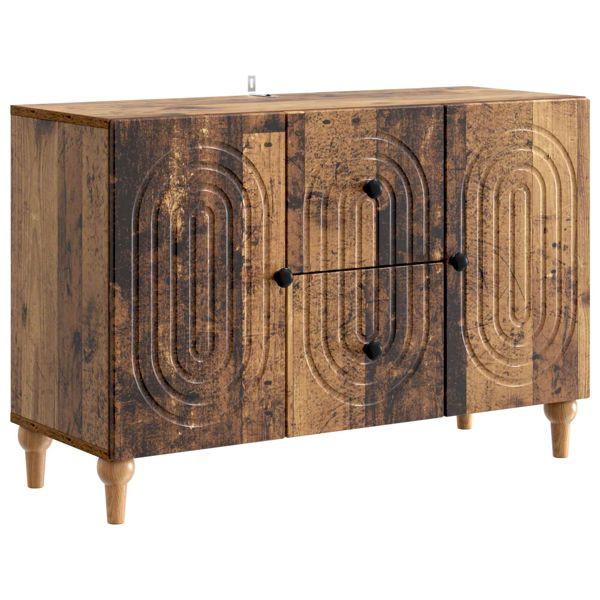 vidaXL TV-Schrank Altholz 89 x 34,5 x 60 cm Holzwerkstoff, 894203