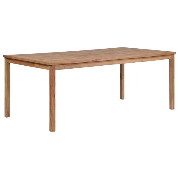 vidaXL Gartentisch 200x100x77 cm Massivholz Teak, 44998