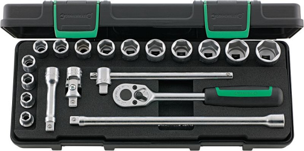 STAHLWILLE Steckschlüssel-Garnitur Nr.456/14/5i 10 mm (3/8") 19-teilig, 96023132