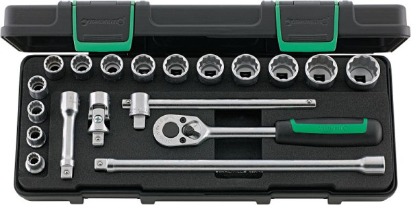 STAHLWILLE Steckschlüssel-Garnitur Nr.45/14/5i 10 mm (3/8") 19-teilig, 96024132