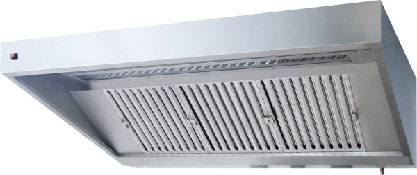 KBS Wandhaube Trapezform 280x110cm Flammschutzfilter Typ F1, 30123039