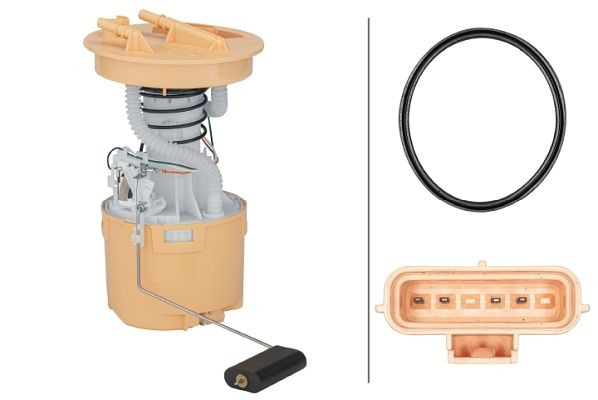 HELLA Tankgeber, 12V, elektrisch, 4-polig, mit Dichtung, 8TF 358 303-191