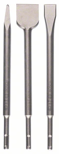 Bosch Meißel-Set SDS plus, 3-teilig, 2607019457