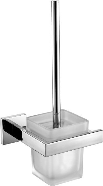 KWC WC-Bürstenhalter, Cubus, Edelstahl, 147x340x135 mm, AP, hochglanz, Bürste, Becher, 2000106353
