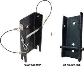 Kratos Universelles Adapterplattenset zur Installation der Arbeits - und Rettungswinde auf MultiSafeWay, FA6002206
