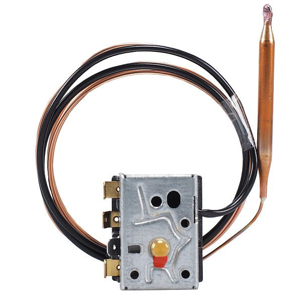 JUMO Sicherheitstemperaturbegrenzer mit Umschaltkontakt, 100°C, Fernleitung 2000mm, VE: 5 Stück, 60002994
