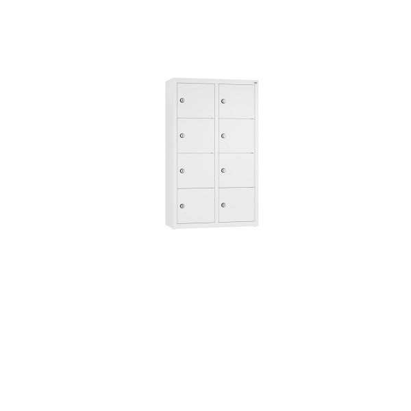 C+P Kleingefachschrank, 8 Fächer, H770xB460xT200 mm, Weiß, 80700-233 S10054