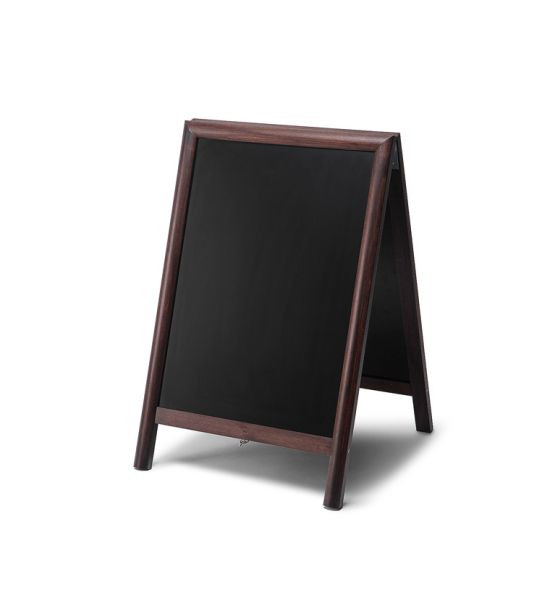 Showdown Displays Kundenstopper Tafel Holz Dunkelbraun (55x85), ZPCHBBR55x85