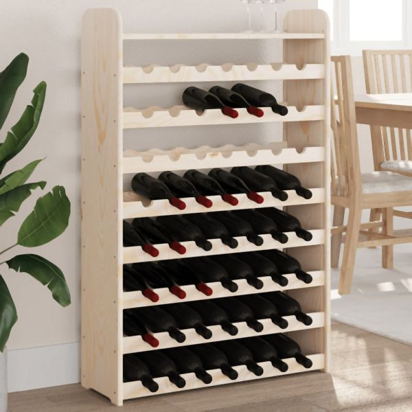 vidaXL Weinregal mit Oberplatte 72,5x25x111,5 cm Massivholz Kiefer, 4007562
