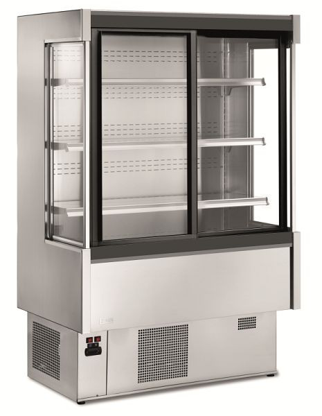 KBS Wandkühlregal Pinto 150 mit Schiebetüren selbstschließend, 825815