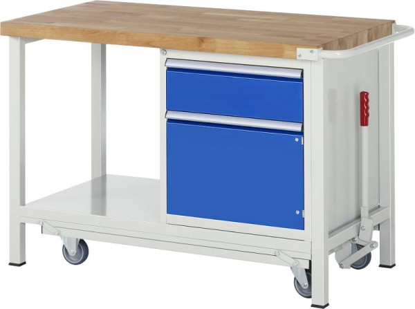 RAU Absenkbare Werkbank 8000 - Modell 8152, B1250 x T700 x H880 mm, 15-8152A6-127B4F.11