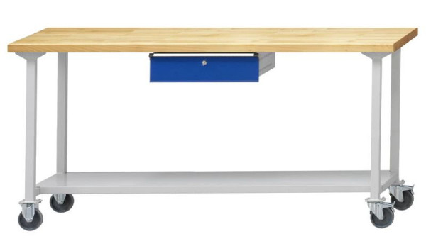 ANKE Werkbänke Arbeitstisch, Modell 183, 2000 x 800 x 850 mm, RAL 7035/5010, BMP 50 mm, 401.950