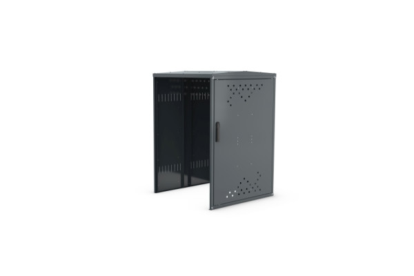 WSM Anbausatz Rollatorbox G mit Seitenwand RAL 7016, 122000073