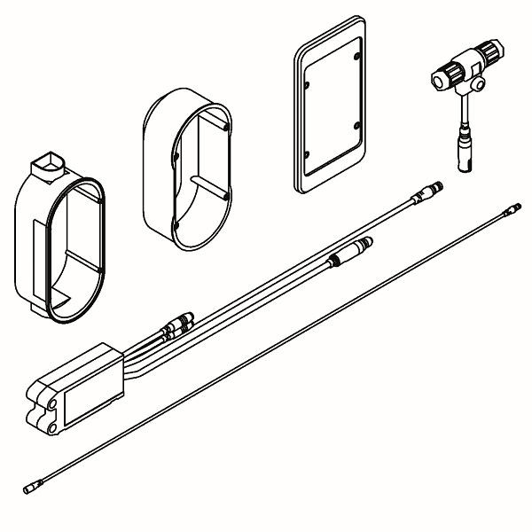 KWC Elektronikmodul, A3000open, EM5, ID 02130, Elektro-T-Verteiler, Wandeinbaudose und Abdeckung 150x80 mm, 24 VDC, 3600004310