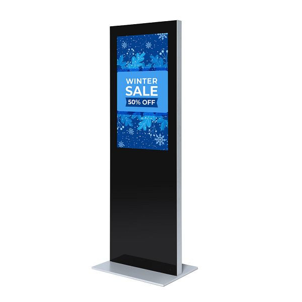 Showdown Displays Digitale Infostele Slim 43" Gehäuse, DISTOTEM43F