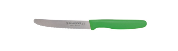 Schneider Universalmesser Welle, 11 cm Griff grün, 260817