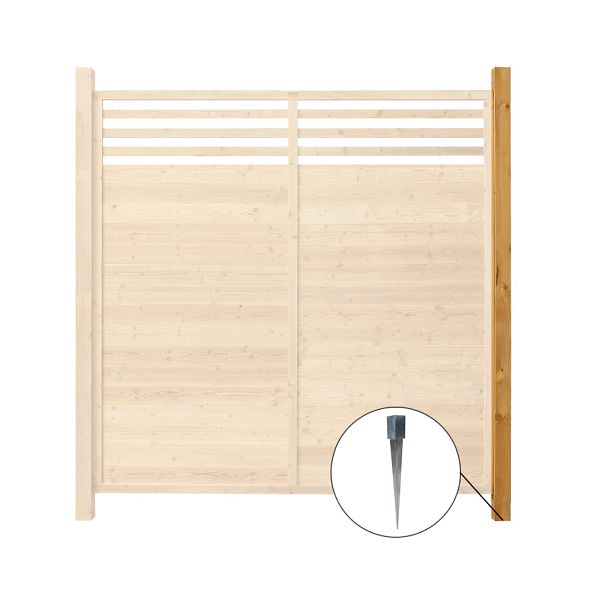 HOME DELUXE Holz Sichtschutzzaun SOMA Pfosten 20991 günstig