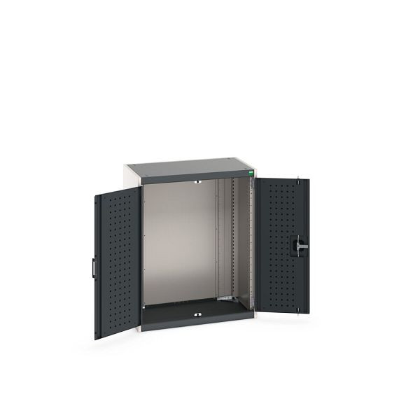 bott cubio Flügeltürschrank, BxTxH: 800x525x1000mm, RAL 7035/7016, Anthrazitgrau, 40012053.19V