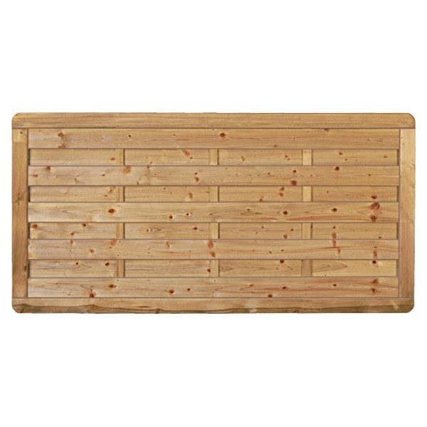 T&J Avantgarde-Serie gerade, 180 x 90 cm, kdi-grün, Rahmen 45/68 mm, Lamellen glatt, 23904