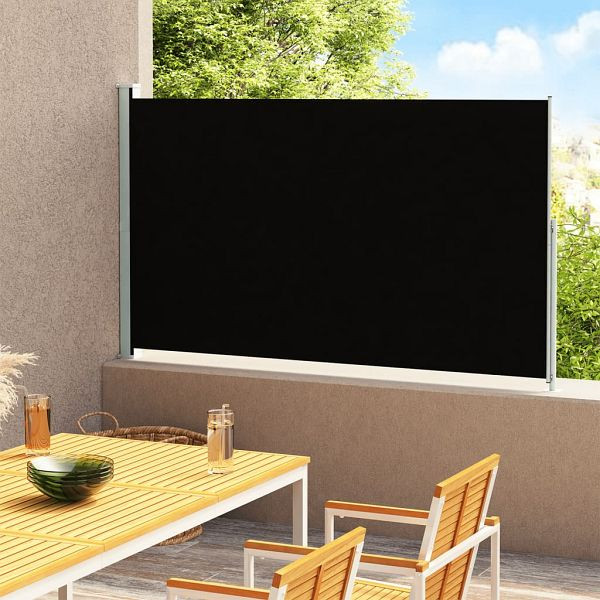vidaXL Seitenmarkise Ausziehbar 200x300 cm Schwarz, 313411