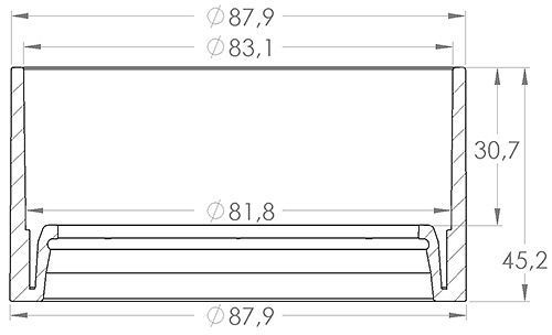 Loc-Line PVC Adapter für Kunststoffrohr NW65, L81206