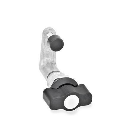 Ganter Dreh-Spannriegel, Riegelabstand einstellbar (GN 516.1-KG-A4), VE: 5 Stück, 516.1-KG-A4