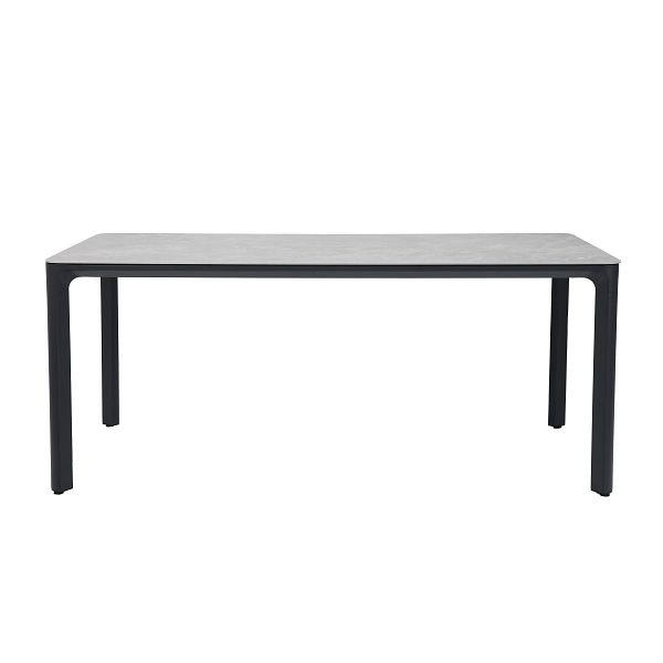BEST Belfort Rechteckiger Dining Tisch 140x90 cm, Anthrazit, 533631