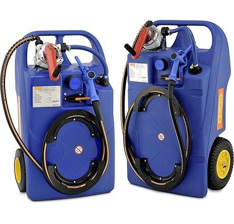 Cemo Trolley 60 l für AdBlue, mit Kurbelpumpe, Zapfschlauch 2,9 m, 11127