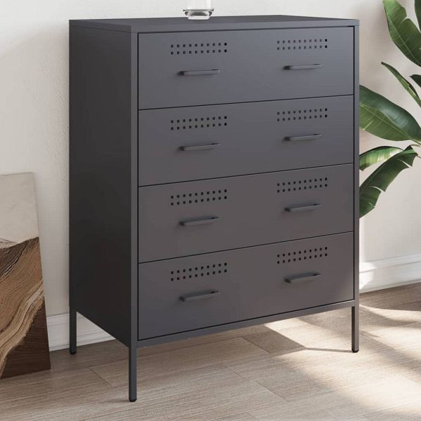 vidaXL Sideboard Anthrazit 68x39x89 cm Stahl, 842984, 8721102389467
