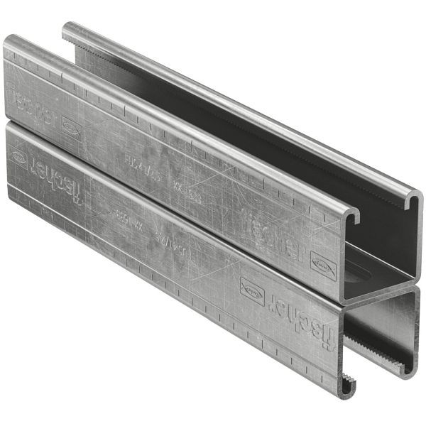 Fischer Montageschiene FUS 41D/2,5 - 6 m nicht rostender Stahl A4, 562655