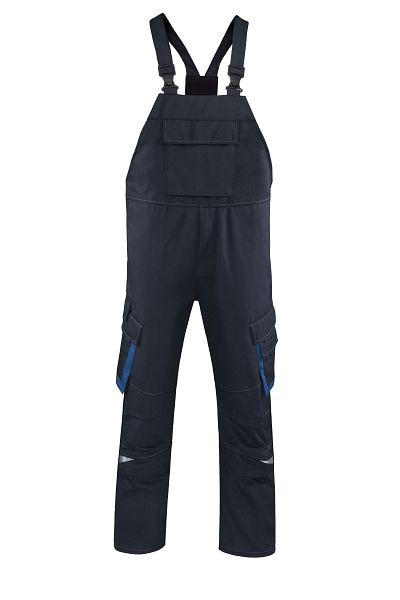 ROFA Latzhose 5122212 komplett zweilagig, Größe 28, Farbe 560-granitgrau/royalblue, 5122212-560-28