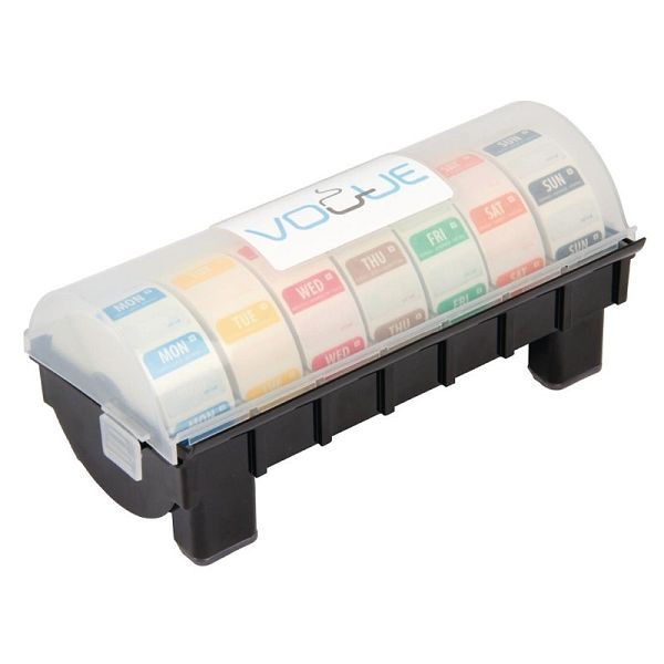 Hygiplas Etikettenset auflösbar 2,5cm mit Spender, GH474