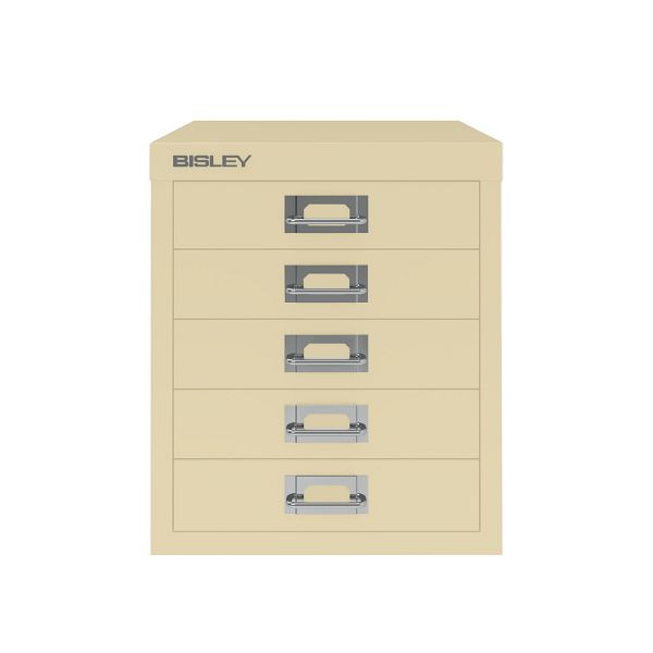 Bisley MultiDrawer™, 5 Schubladen à H 51 mm, DIN A4, 606 creme, L125606