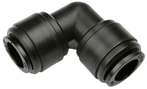 timmer B-WV-22-KU-H2O, Winkelverbinder aus Kunststoff für Wasser, Schlauch-Ø: 22 mm, VE: 5 Stück, 03080197