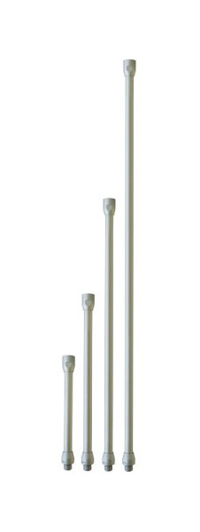 ELMAG Verlängerung gerade, 300 mm (Alu eloxiert), Innen Ø8mm, AG M12x1,25, IG M12x1,25 für Ausblaspistolen, 32521