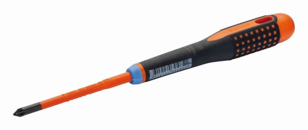 Bahco Schraubendreher, Ergo™, isoliert, schlank, Schlitz 5 mm, PH 1, 202 mm, BE-8710SL