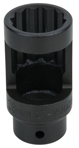 KS Tools 1/2" Einspritzdüsen-Stecknuss, SW28mm, 150.2322