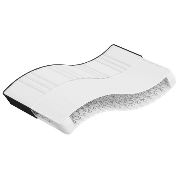 vidaXL Matratze Bonnell-Federkern Mittel 100x200 cm, 372930