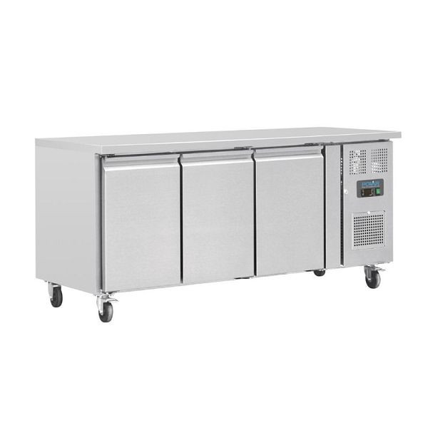 Polar Thekenkühlschrank 417 Liter 3-türig, G597