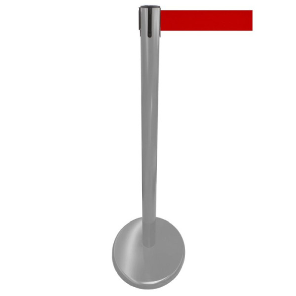 Stein HGS Personenleitsystem -P-LINE Future-, Metall/ anthrazit, rot, mit Sicherheitsverschluss (selbstlösend), Gurtlänge: 2,3 m, 12792-0103