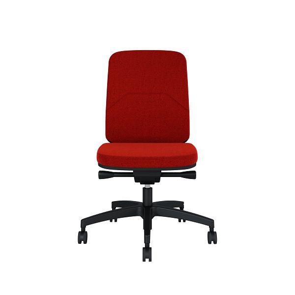 Bisley Bürodrehstuhl Bali, Gepolsterte Rückenlehne Kunststofffußkreuz, TN9404 tomato red, BALIKGTN9404